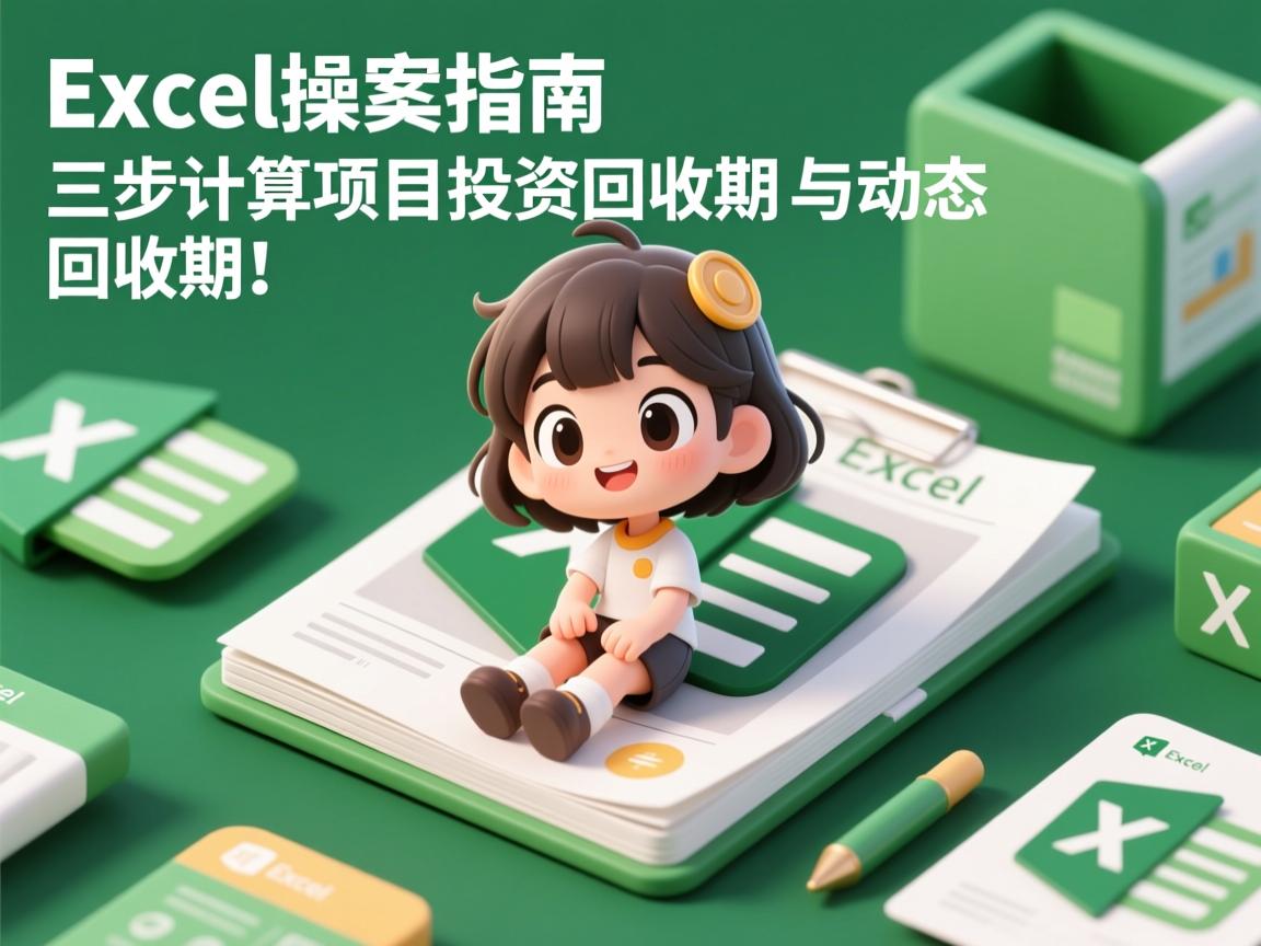 Excel实操指南，三步计算项目投资回收期与动态回收期