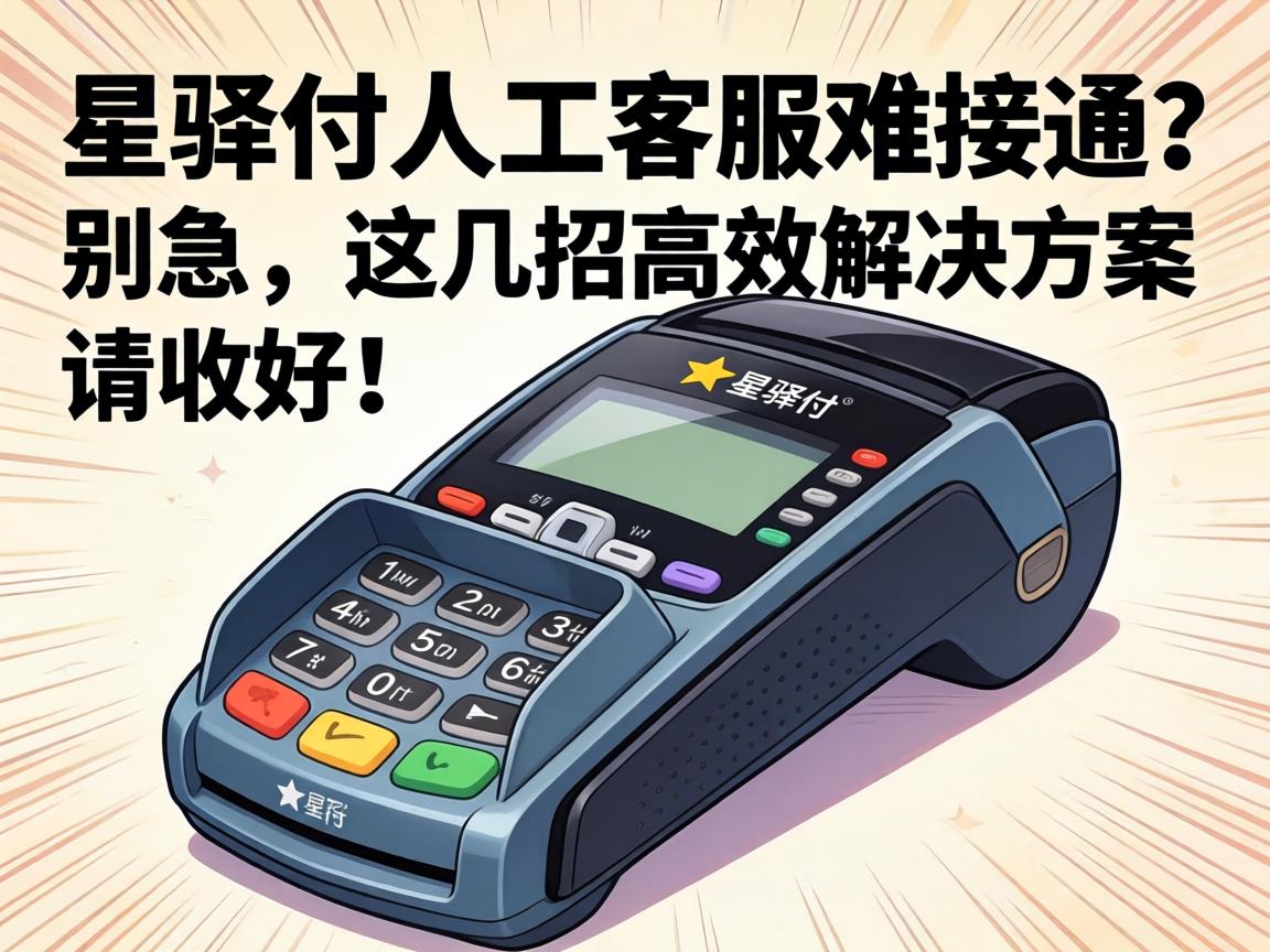 星驿付POS机人工客服难接通？别急，这几招高效解决方案请收好！